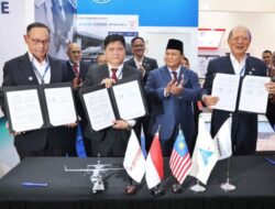 Menhan Prabowo Saksikan Penandatanganan MoU Kerja Sama Industri Pertahanan PTDI dan Malaysia