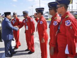 Menhan Prabowo Apresiasi JAT TNI AU Tampil di Pameran Dirgantara Internasional LIMA 2023 Malaysia