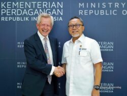 Pertemuan Bilateral Mendag RI dengan Utusan Perdana Menteri Inggris Bidang Perdagangan
