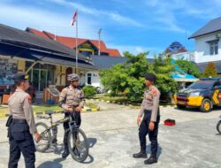 Siswa SPN Polda Aceh Dilatih Cara Patroli Dengan Sepeda