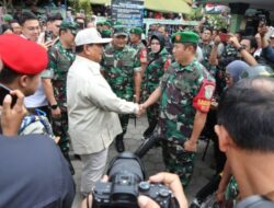 Menhan Prabowo Kunjungi Koramil 0912/Lembang, Ingatkan TNI Agar Dekat dengan Semua Unsur