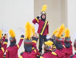 HUT Bhayangkara ke-77, Polres Lhokseumawe Gelar Lomba PBB Tingkat Pelajar