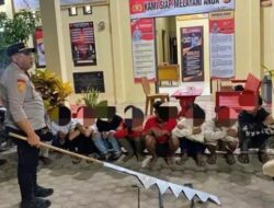 Polisi Amankan Sekelompok Remaja yang Hendak Tawuran