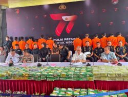 Bea Cukai Aceh Gagalkan Penyelundupan Ratusan Kilogram Sabu