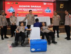 Kapolda Aceh Tinjau Pelaksanaan Bakti Kesehatan Donor Darah