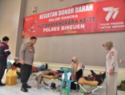 Polres Bireuen Gelar Donor Darah Hari Bhayangkara Ke 77