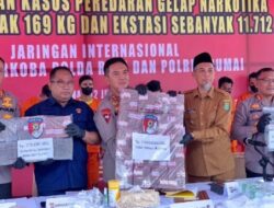Polri Berhasil Gagalkan Penyelundupan 169 Kg Sabu dan Ribuan Pil Ekstasi di Dumai Riau