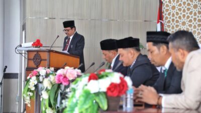 Pj Bupati Aceh Utara Sampaikan LPJ APBK 2022