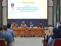 Pimpin Rakor Stunting, Pj Bupati Aceh Utara Tekankan Pentingnya Data yang Akurat