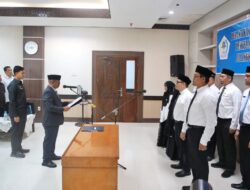 Sekda Aceh Utara Lantik 8 Pejabat Fungsional Baru