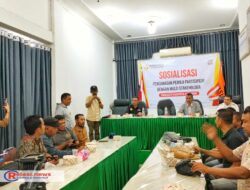 Panwaslih Adakan Sosialisasi Pengawasan Pemilu Partisipatif dengan Wartawan