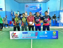 Dua Tim PWI Aceh Utara Berlaga di Turnamen Bulu Tangkis PPBC CUP IV