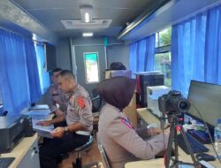 Pelayanan SIM Keliling Sat Lantas Polres Lhokseumawe Jangkau Pedesaan