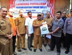 Pj Bupati Aceh Utara Mulai Salurkan Bantuan Beras BP-CBP Tahun 2024