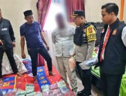 Dua Pria Pemilik 28 Kg Sabu dan 5 Ribu Pil Ekstasi di Bireun Berhasil Ditangkap Polisi
