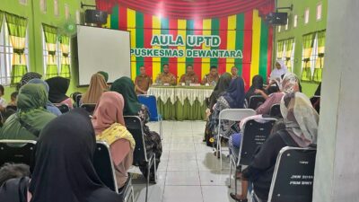 Dinkes Aceh Utara Sosialisasi Gizi Seimbang kepada Ibu Balita di Dewantara