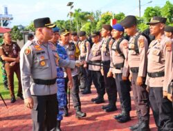 Amankan TPS, Polres Aceh Utara Terjunkan 468 Personil