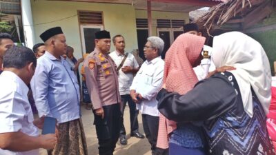 Kapolsek Dewantara Dampingi Kunjungan Pj Bupati Aceh Utara ke Rumah Korban Kekerasan Seksual