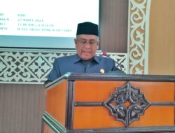 Pj Bupati Aceh Utara Sampaikan LKPJ 2023 di DPRK
