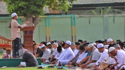 Kodim 01013/Aut Gelar Shalat Idul Adha 1445 H di Lapangan Sudirman