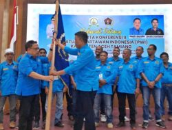 Konferensi Berjalan Mulus, Erwan Pimpin PWI Aceh Tamiang