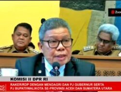 Rakor Pilkada Serentak 2024 di DPR-RI, Pj Bupati Aceh Utara Paparkan Kesiapan Daerah