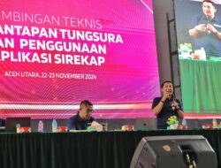 KIP Aceh Utara Gelar Bimtek Pemantapan Tungsura dan Penggunaan Sirekap Untuk 2.360 Anggota KPPS