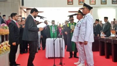 Gubernur Aceh Lantik Bupati dan Wakil Bupati Aceh Utara
