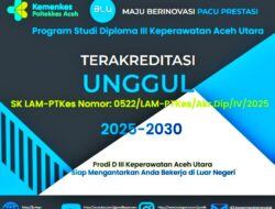 Prodi Keperawatan Aceh Utara Poltekkes Kemenkes Aceh Raih Akreditasi “Unggul”