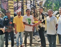 Ringankan Beban Korban Kebakaran, PWO Aceh Utara Serahkan Bantuan