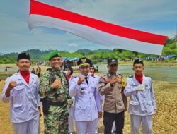 HUT RI ke-80, Bendera Raksasa 50 Meter Dikibarkan di Paya Bakong