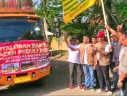 KONI Aceh Salurkan 150 Ton Bantuan Untuk Masyarkat Terdampak Banjir