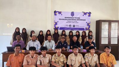 Gandeng Pemateri dari PWI dan IJTI, SMAN 1 Baitussalam Gelar Bimtek Pengelolaan Media Informasi