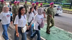 May Day Tanpa Kericuhan, Begini Cara Humanis Prajurit Marinir Jaga Aksi Buruh di Jakarta