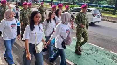 May Day Tanpa Kericuhan, Begini Cara Humanis Prajurit Marinir Jaga Aksi Buruh di Jakarta