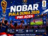 PWI Aceh Semarakkan Piala Dunia 2026, ‘Sulap’ Basement Kantor Jadi Tempat Nobar
