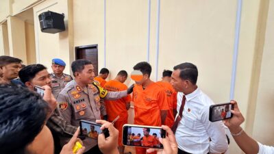 Polres Lhokseumawe Ringkus 12 Tersangka Curanmor dan Penadah