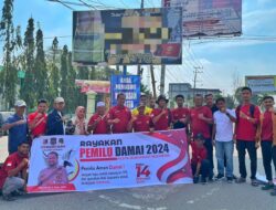 LSM Gementara Deklarasi Pemilu Damai 2024 di Lhoksukon