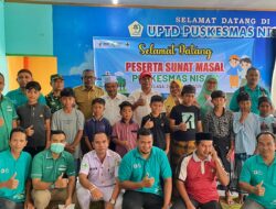 Puskesmas Nisam Gelar Sunatan Massal, Puluhan Anak Antusias Ikuti Kegiatan