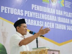 Wagub Aceh Buka Diklat PPIH, Tekankan Pelayanan Haji Berbasis Keikhlasan