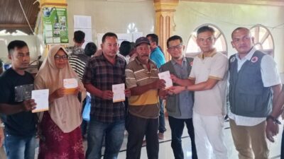396 KK Terdampak Banjir di Kecamatan Sawang Mulai Terima Bantuan Rehab Rumah
