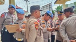 Propam Polres Lhokseumawe Sidak Jajaran Polsek Banda Sakti dan Muara Dua