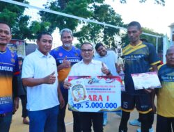 Kapolres Lhokseumawe Tutup Turnamen Voli Legend Hari Bhayangkara ke-80