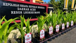 Inovasi Kapolres Lhokseumawe Warnai Hari Bhayangkara ke-80 dengan Semangat Go Green