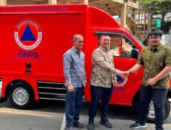 Pemkab Aceh Utara Terima Bantuan Mobil Dapur Umum Lapangan dari BNPB