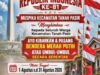 Danramil 12/Tanah Pasir Himbau Warga Kibarkan Bendera Merah Putih