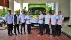 PT PIM Serahkan Truk Pengangkut Sampah ke Pemko Lhokseumawe